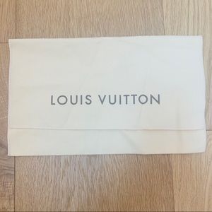 ⭐️🚫SOLD🚫⭐️Authentic Louis Vuitton Dust Cover 12” x 7.5”